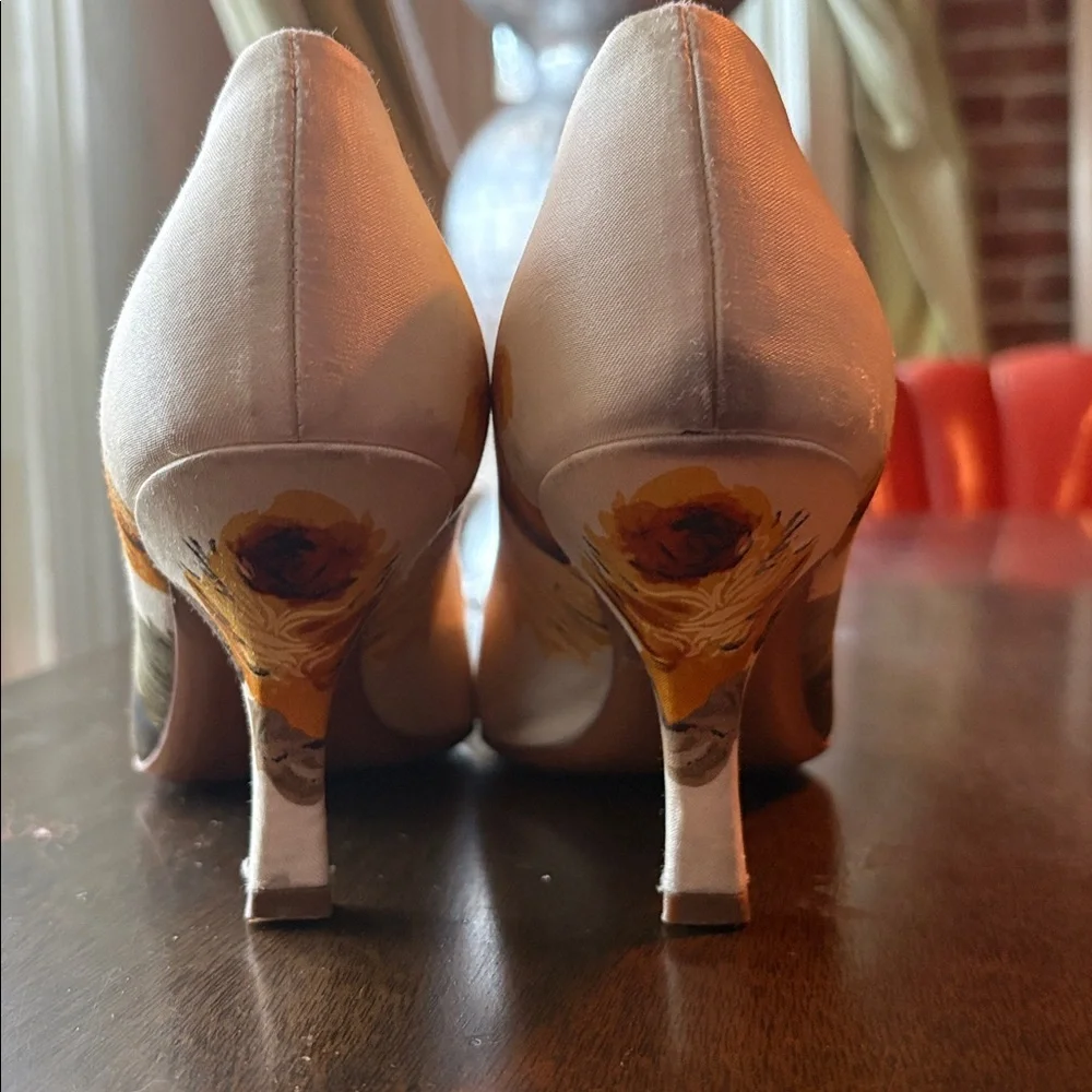 VINTAGE PRADA SATIN HEELS - Picture 7 of 8